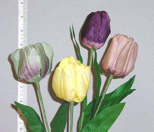 Double Petal Silk & Cotton Tulip -- finest European handmade