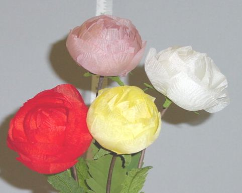 Silk Ranunculus  -- finest European  quality silk