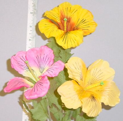 Hibiscus   Handcrafted in Czechoslovakia