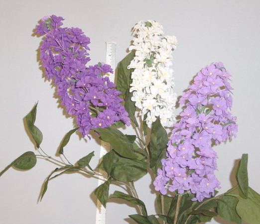 Large Lilac  -- Handcrafted in Czechoslovakia