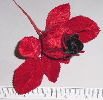 Two Color Velvet Rosebud