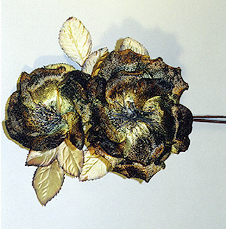 Two Large Velvet Blossoms