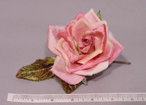 Velvet,Satin and Crepe Rose