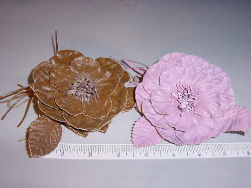 Flat Leather Blossom