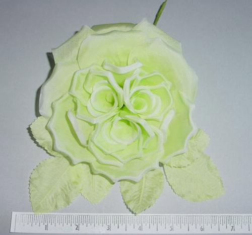 Curly Center Silk Rose