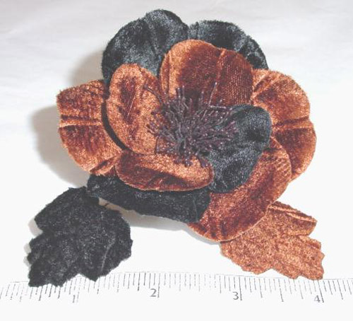 Two Tone Velvet Blossom