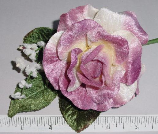 Velvet Rose with Forget-me-nots