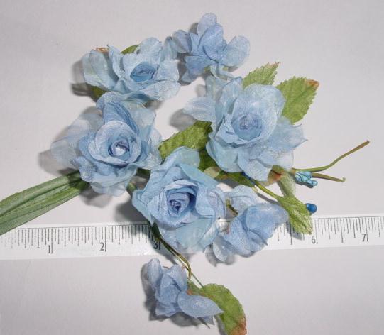 Silk Rose Spray by 7