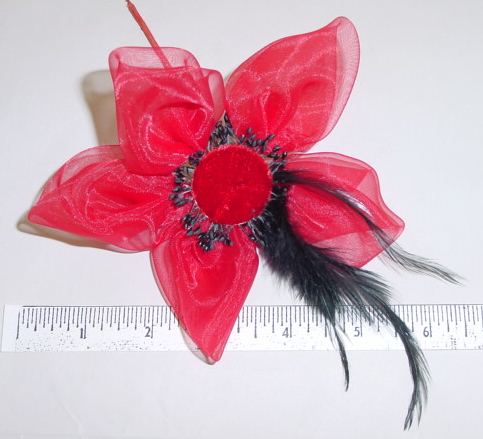 Organdy Blossom and Feather