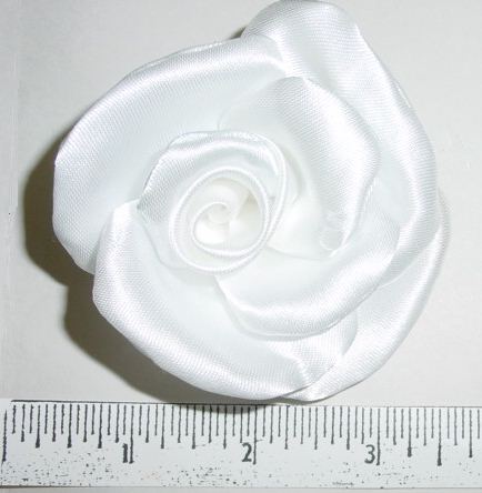 3 Dimensional Bridal Satin Rose