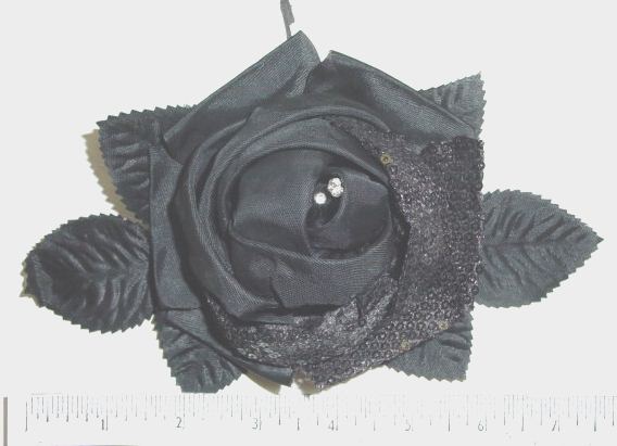Large Blossom with Sequins & Rhinestones