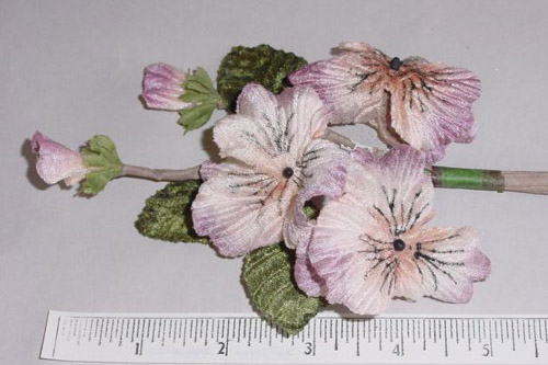 Pansy Cluster by 3 artifical flower