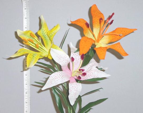 Lily -- large silk old world crated