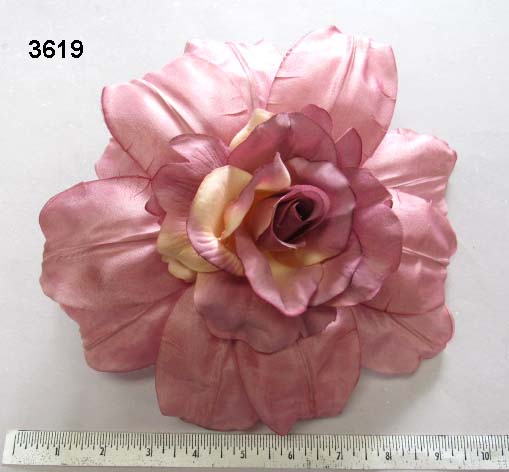 Millinery Flower Velvet Red Rose 2" for Boutonniere Hat Wedding or Hair KM3B 